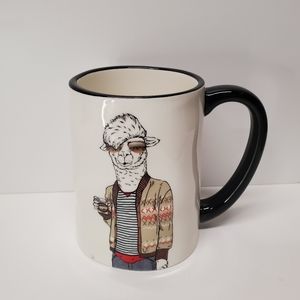 NWOT Signature housewears hipster lama coffee ☕️/ tea mug 518 ml / 17.5 …